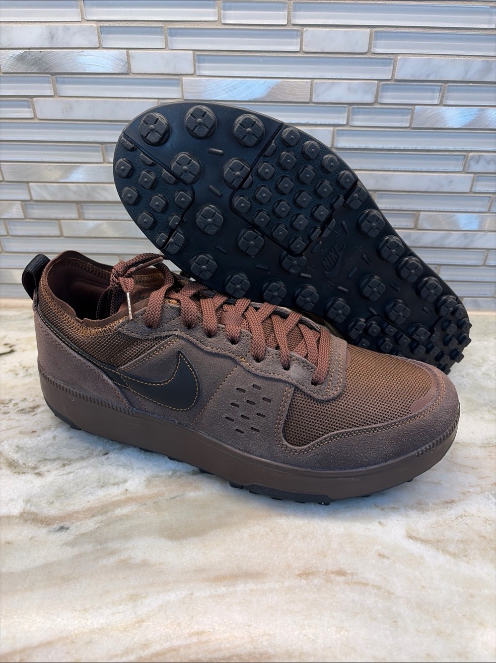 Nike C1TY Baroque Brown Black Velvet Brown Hemp FZ3863-201 Men's Size 10, W 11.5